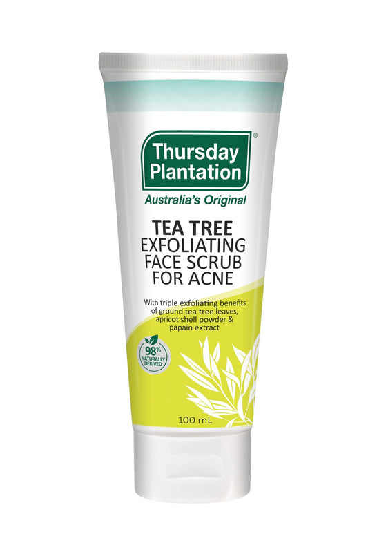 Tea Tree Exfoliating Face Scrub For Acne